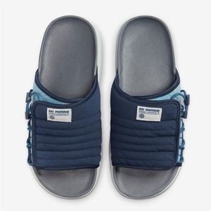 Unisex Nike Asuna Slides. Navy M10/W11